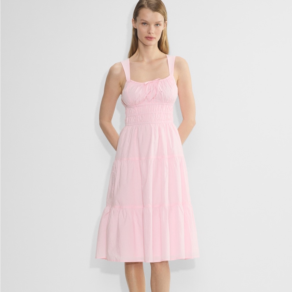 Women’s Pink Sleeveless Midi Dress